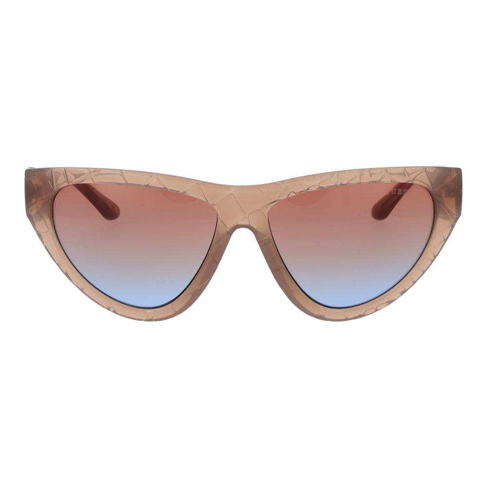 Beige Kunststoff-Sonnenbrille