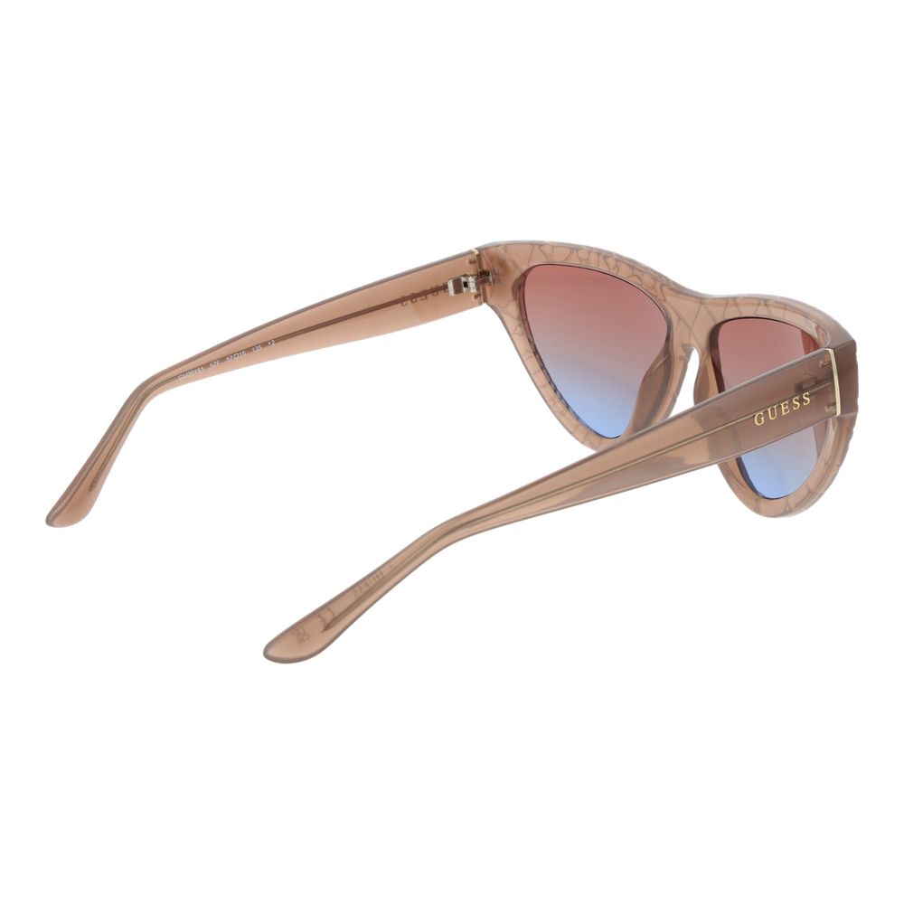 Beige Kunststoff-Sonnenbrille
