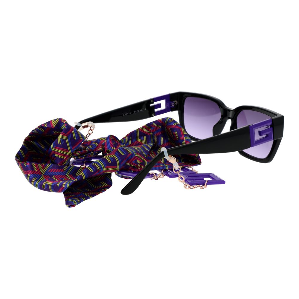 Schwarze Sonnenbrille aus Kunststoff Guess