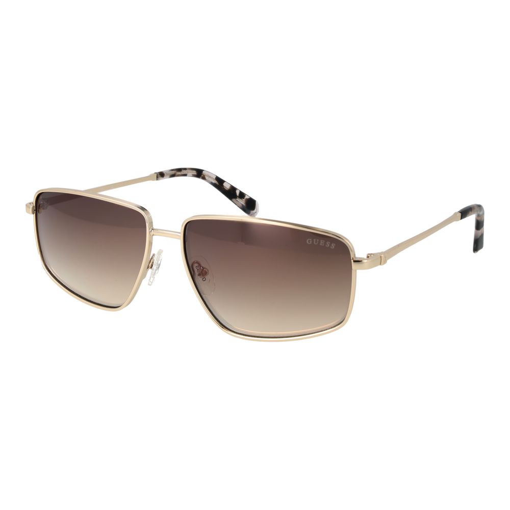 Sonnenbrille aus Goldmetall