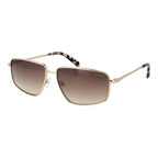 Sonnenbrille aus Goldmetall
