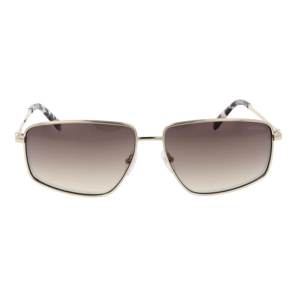 Sonnenbrille aus Goldmetall
