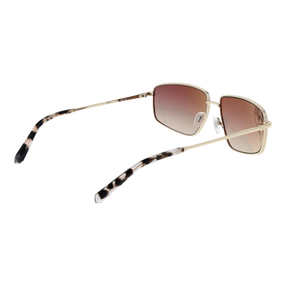 Sonnenbrille aus Goldmetall