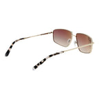 Sonnenbrille aus Goldmetall