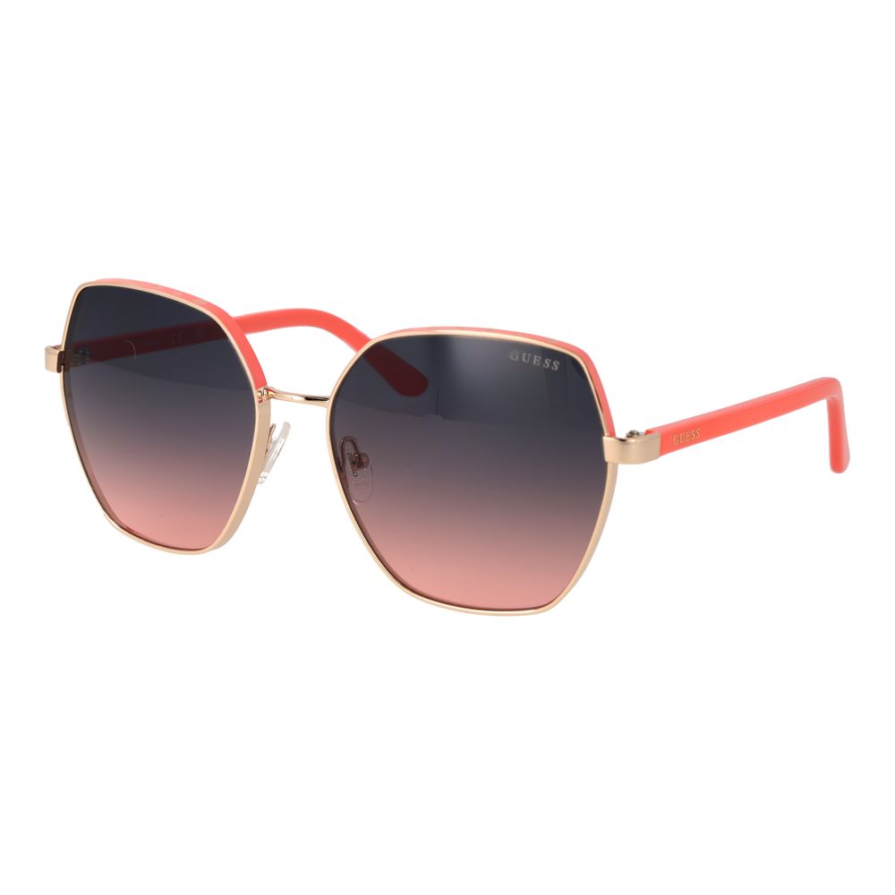 Sonnenbrille aus Goldmetall