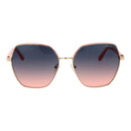 Sonnenbrille aus Goldmetall