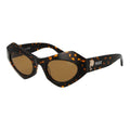 Braune Sonnenbrille aus Kunststoff