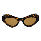 Braune Sonnenbrille aus Kunststoff
