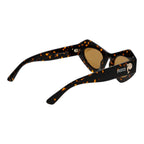 Braune Sonnenbrille aus Kunststoff