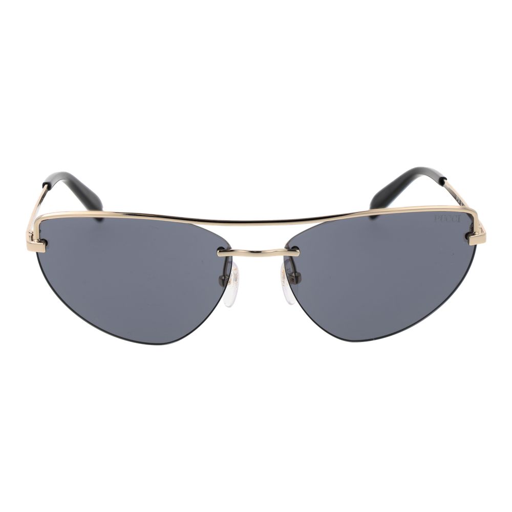 Goldfarbene Sonnenbrille aus Metall 1066389