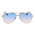Goldfarbene Sonnenbrille aus Metall 1066391