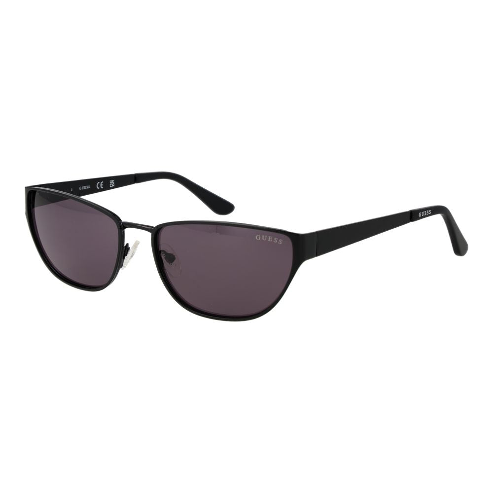 Schwarze Sonnenbrille aus Metall Guess