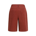 Mehrfarbige Baumwoll-Bermudashorts