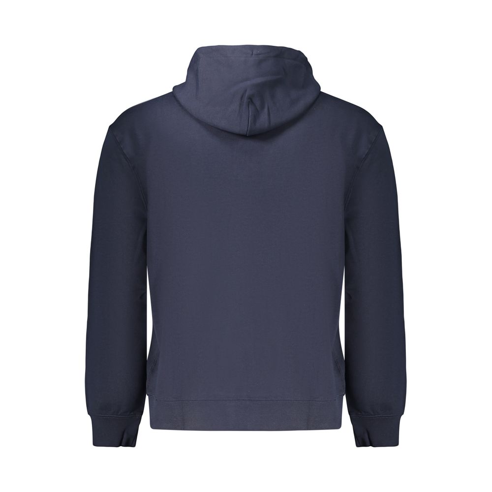 Blaues Baumwoll-Sweatshirt für Herren