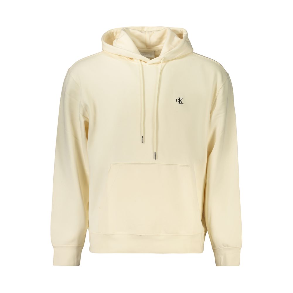 Beige Baumwoll-Sweatshirt für Herren