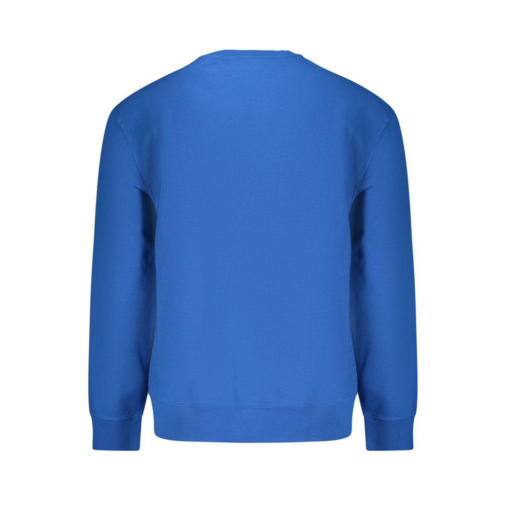 Blaues Baumwoll-Sweatshirt für Herren