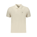 Beige Baumwoll-Herrenpoloshirt