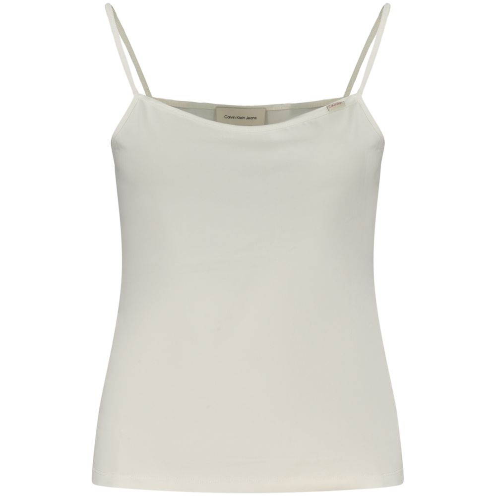 Weißes Baumwoll-Tanktop für Damen