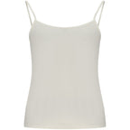 Weißes Baumwoll-Tanktop für Damen