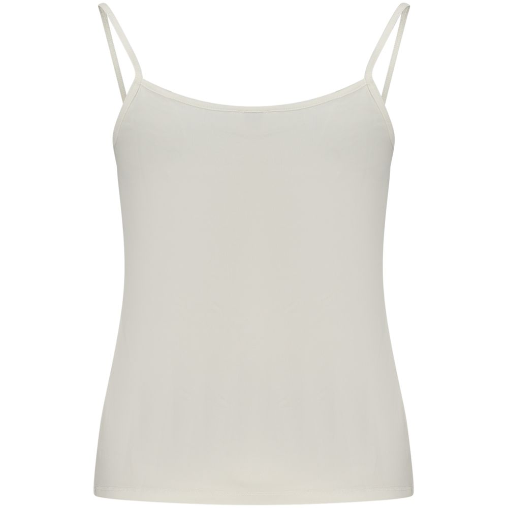 Weißes Baumwoll-Tanktop für Damen