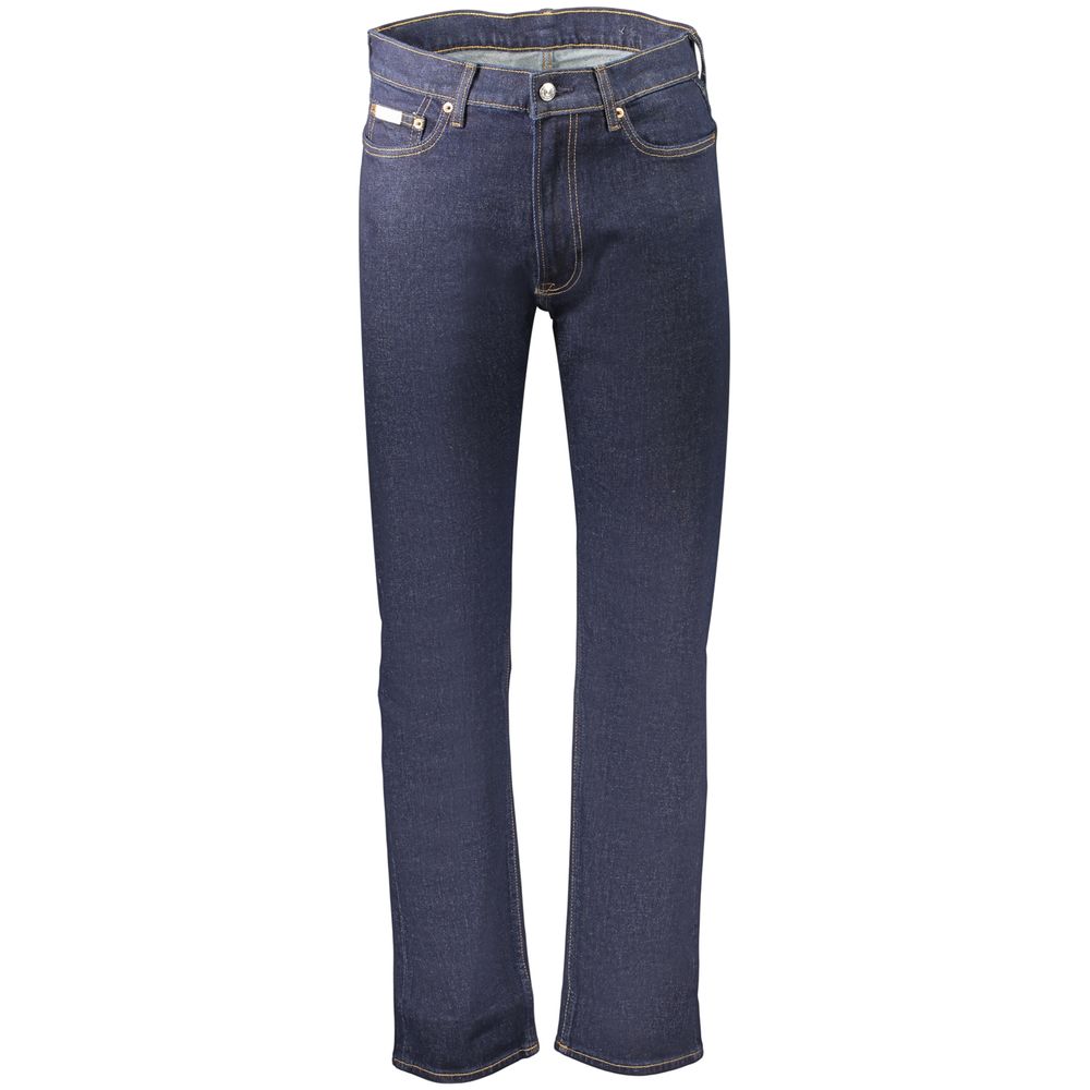 Blaue Herren-Jeans aus Baumwolle, gefertigt für Eleganz und Komfort
