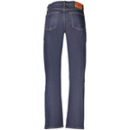 Blaue Herren-Jeans aus Baumwolle, gefertigt für Eleganz und Komfort