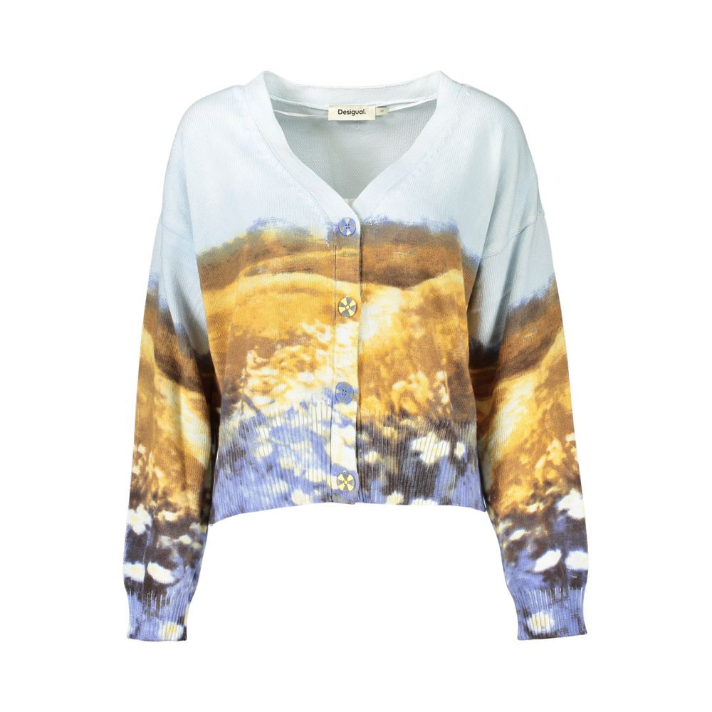 Azzurro Baumwollpullover für Damen Desigual