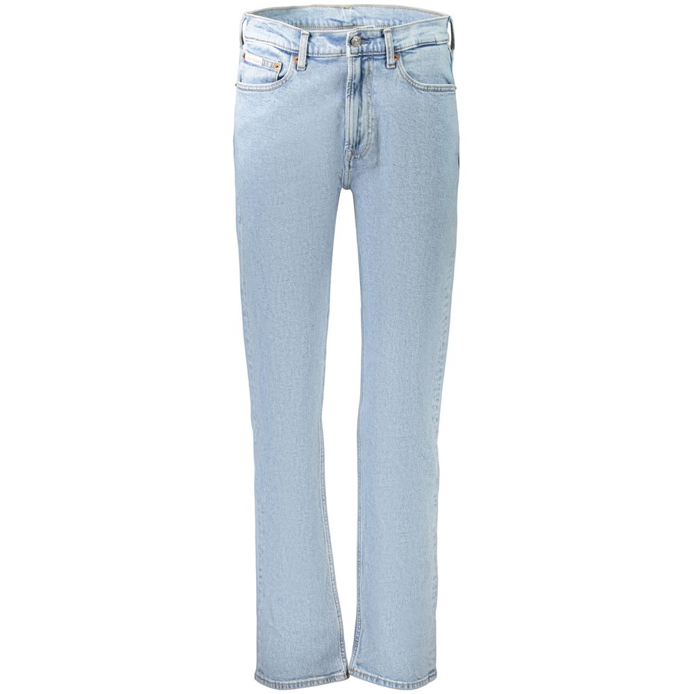 Hellblaue Straight-Jeans für Herren