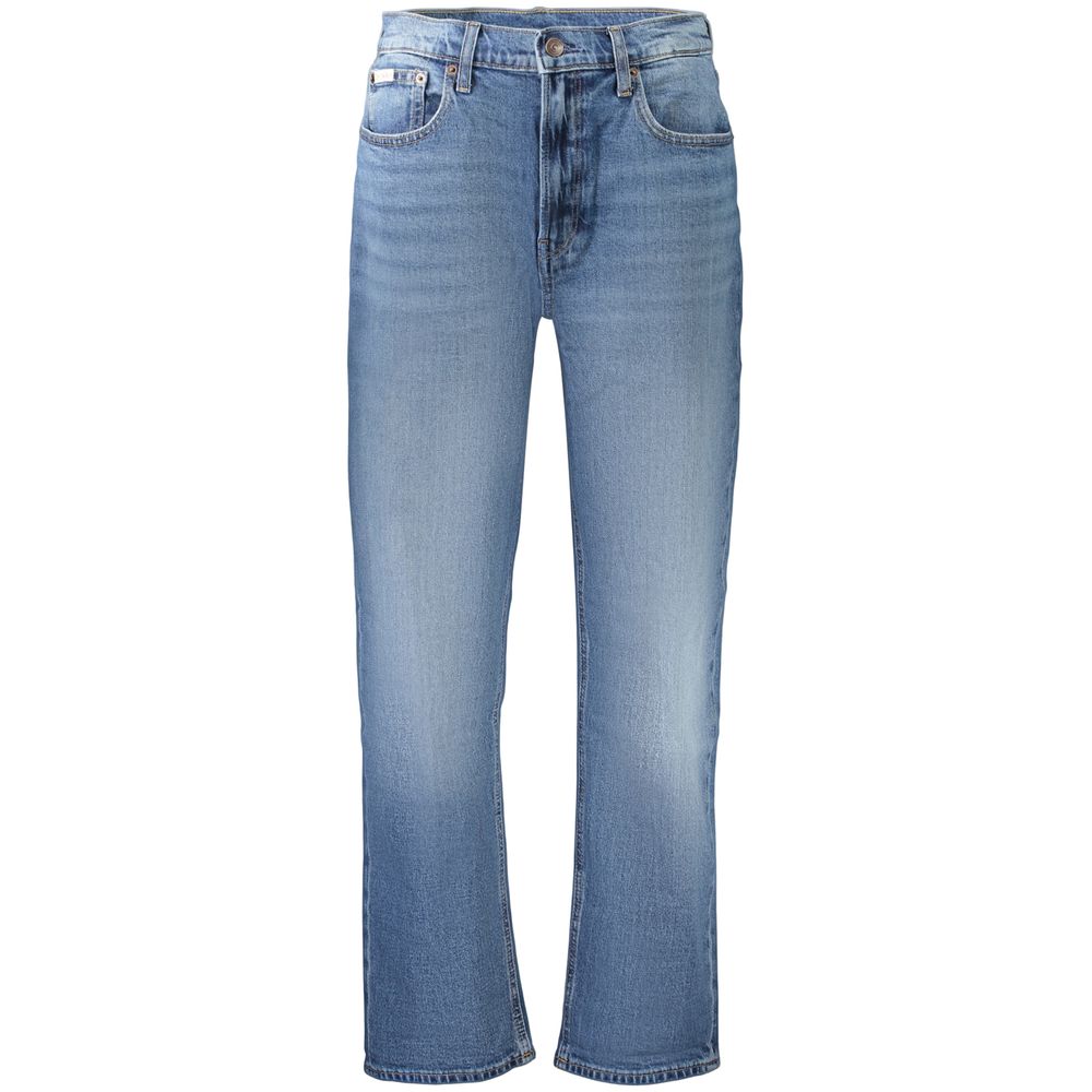 Damen-Jeans aus Baumwolle in Blau