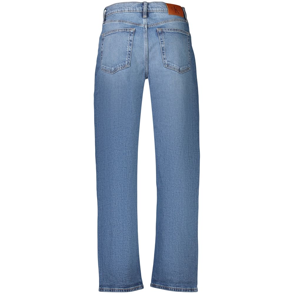Damen-Jeans aus Baumwolle in Blau