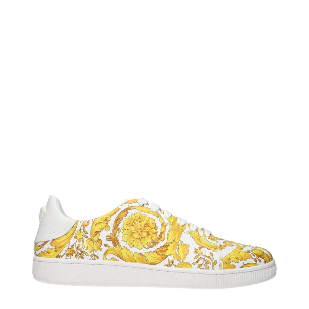Weiße Leder-Sneaker