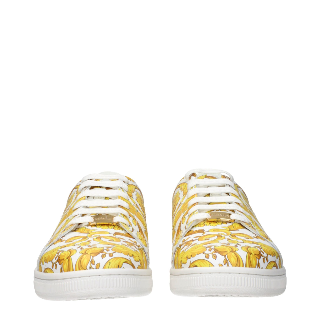 Weiße Leder-Sneaker