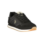 Schwarzer Damen-Sneaker aus Polyurethan