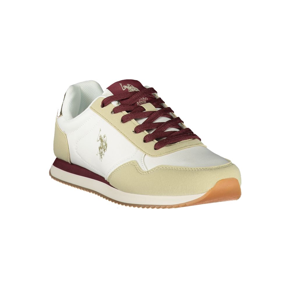 Weiße Sneaker aus Polyester