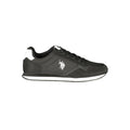 Schwarze Sportschuhe aus Polyester