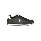 Schwarze Sportschuhe aus Polyester