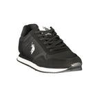Schwarze Sportschuhe aus Polyester