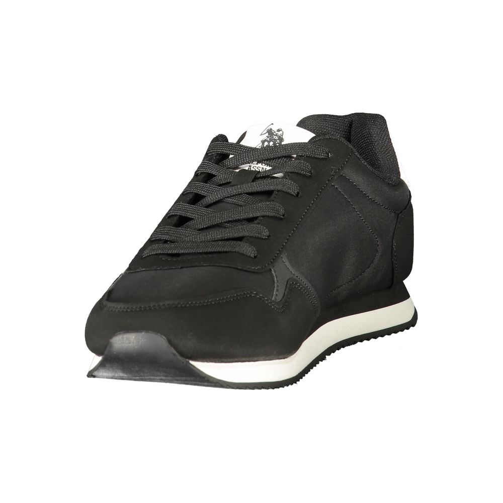 Schwarze Sportschuhe aus Polyester