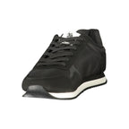 Schwarze Sportschuhe aus Polyester