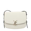 Weiße Leder Crossbody-Tasche