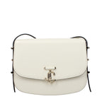 Weiße Leder Crossbody-Tasche