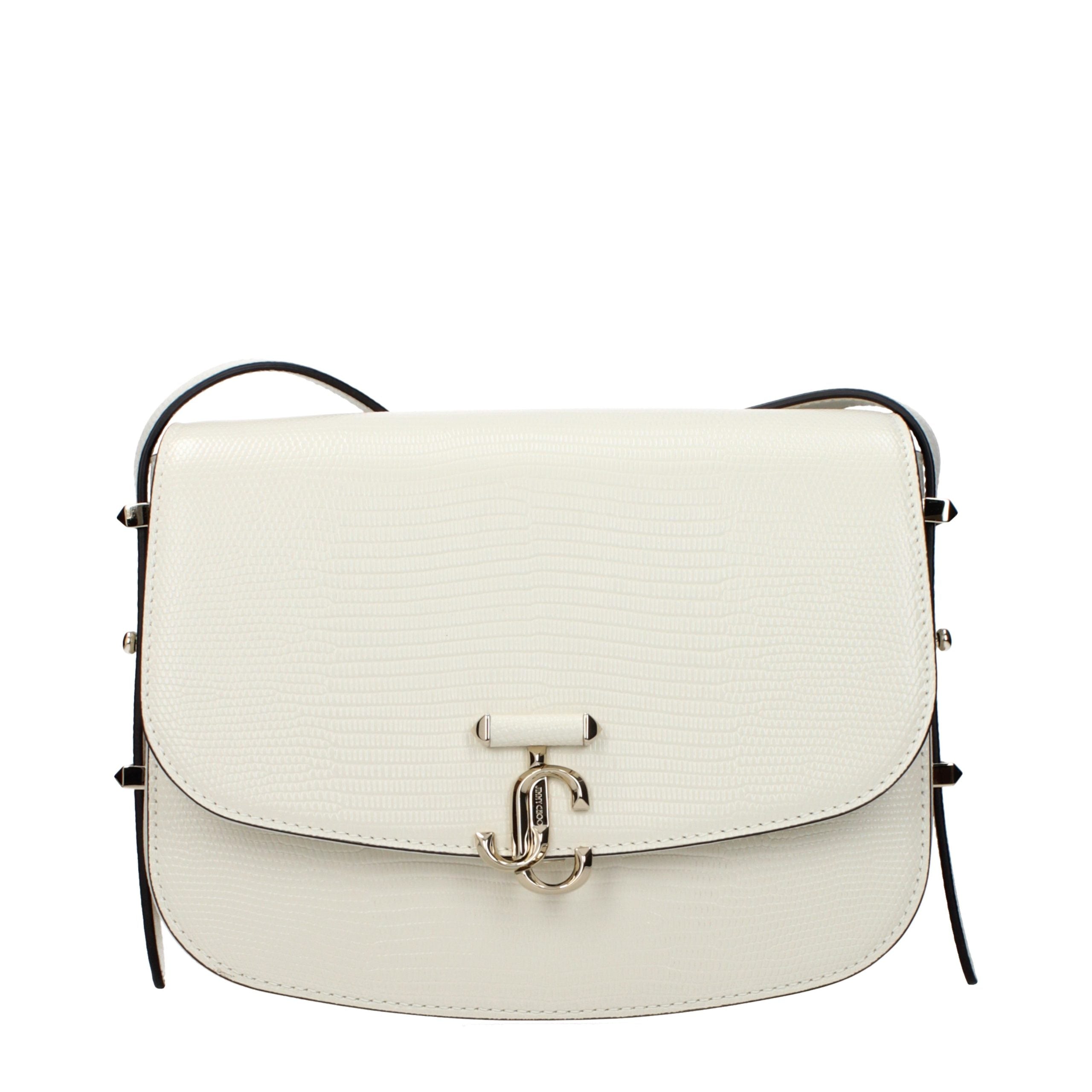 Weiße Leder Crossbody-Tasche