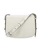 Weiße Leder Crossbody-Tasche