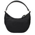 Schwarze Lederhandtasche