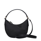 Schwarze Lederhandtasche