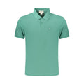 Scharfes grünes Kontrast-Poloshirt
