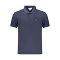 Blaues Baumwoll-Poloshirt für Herren
