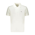 Weißes Herren-Poloshirt aus Baumwolle