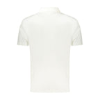 Weißes Herren-Poloshirt aus Baumwolle