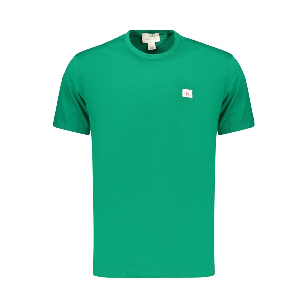 Grünes Baumwoll-T-Shirt für Herren
